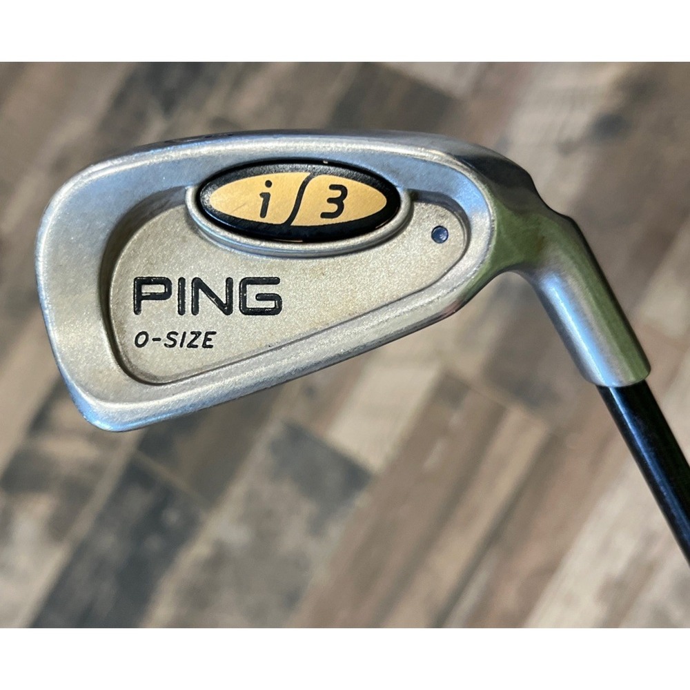 Ping i3 O-size Single 6 Iron Blue Dot Ping 350 Series Graphite Shaft Flex-R RH